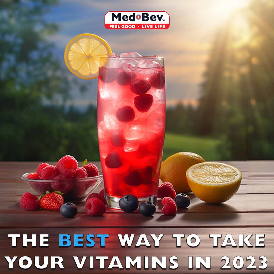 The best way to take your vitamins med-bev berry lemonade